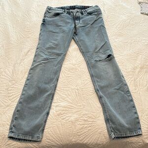 Diesel Waykee Distressed sweat pant denim